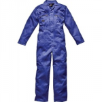 BOILERSUIT ZIP 42" REG ROYAL POLY COTTON KNEE POUCH WD4839