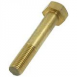 HEX BOLT BRASS 5/16 W X 2.1/2