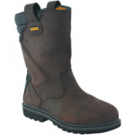 SAFETY BOOT RIGGER SIZE 5      BROWN DEWALT