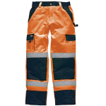 TROUSER 30 TO 32 SMALL ORANGE  HI VIS POLYCOTTON  SA45010