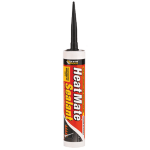 HEAT MATE SEALANT SILICONE UP  TO 300 DEG BLACK CARTRIDGE
