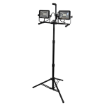 TWIN FLOODLIGHT & TELESCOPIC STAND 40W 3600 LUMENS 240V