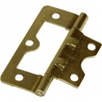 FLUSH HINGE ELECTRO BRASS      60MM 105