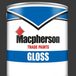 GLOSS PAINT BLACK 1 LITRE MACPHERSON
