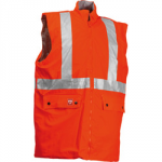 WAISTCOAT LARGE ORANGE HI VIS ANTIFLAME EN471 FRLR1456 05