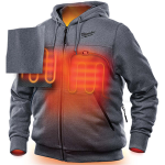 HOODIE HEATED 12V GREY MEDIUM HOODIE ONLY M12HHG MILWAUKEE