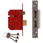 MORTICE LOCK BS 5 LEVER BRASS  3" Y2234E-PL UNION