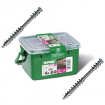 DECKING SCREW ANTI CORR COATED 4.5 X 60 (TUB 250) SPAX