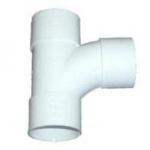 SOLVENT WELD WASTE SWEPT TEE   40MM WHITE W2160W BRETT