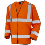 WAISTCOAT LARGE ORANGE HI VIS SLEEVED CLASS 2 EN471