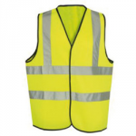 WAISTCOAT XXL YELLOW HI VIS POLYESTER CLASS 2 EN471 WCENGL