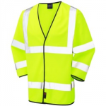 WAISTCOAT XL YELLOW HI VIS SLEEVED CLASS 2 EN471