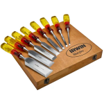 WOOD CHISEL SET 8 PIECE        SPLITPROOF MARPLES IRWIN