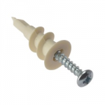 PLASTERBOARD FIXING NYLON      C/W SCREW NSP421