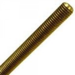 SCREWED ROD BRASS M10 X 1M